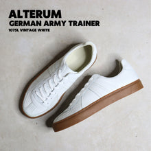 画像をギャラリービューアに読み込む, ALTERUM オルタム ジャーマン アーミー トレーナー GERMAN ARMY TRAINER スニーカー 1075L VINTAGE WHITE ビンテージホワイト 【GHFG】
