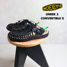 画像をギャラリービューアに読み込む, キーン KEEN ユニーク ツー コンバーチブルX UNEEK 2 CONVERTIBLE X ブラック/ジョリーグリーン 1028669 【GIOI】
