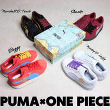 画像をギャラリービューアに読み込む, 子供 プーマ PUMA スニーカー PUMA x ワンピース 麦わらのルフィ 千両道化のバギー 赤髪のシャンクス  黒ひげ スウェード 17-21cm【GIOH】
