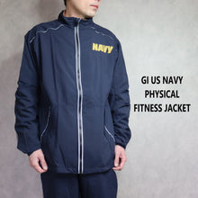 画像をギャラリービューアに読み込む, GI US NAVY PHYSICAL FITNESS JACKET アメリカ海軍 トレーニング ジャケット ネイビー UDW521［WA］【GIOH】
